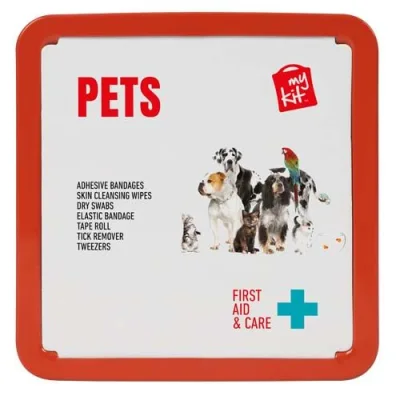 Kit de premiers secours en métal pour animaux de compagnie MyKit
