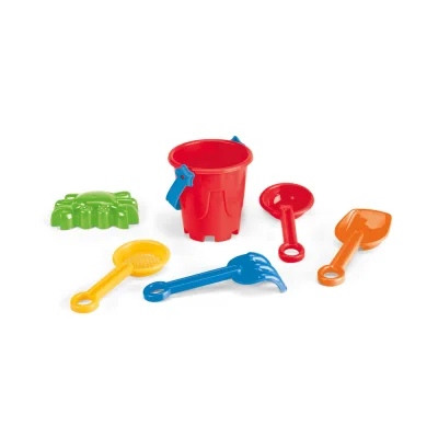 Vallarta – Seau de plage en PP avec 5 accessoires