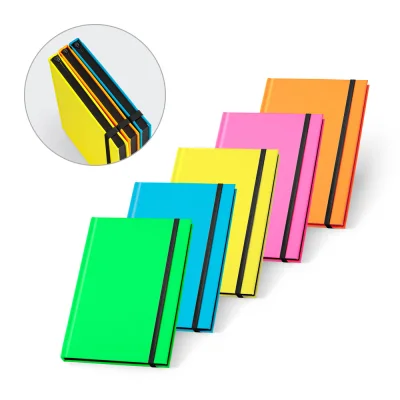 Watters – Bloc-notes A5 en PU fluorescent avec pages lignées