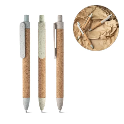 Goya – Stylo à bille en liège et Fibre de paille de blé