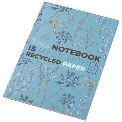 Cahier Novella Austen Colours recyclé A5 à couverture souple de 50 feuilles