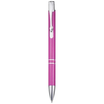 Stylo bille en aluminium recyclé Moneta (encre bleue)
