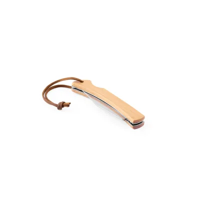Ranger – Rasoir avec lame en acier inoxydable et manche en bambou