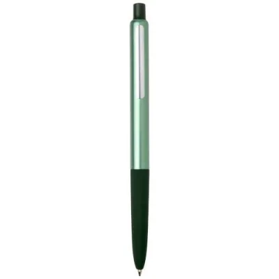 Stylo à bille Soffit en aluminium recyclé, à mécanisme à clic et anodisé (encre bleue)