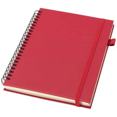 Cahier à spirales Liss A5 à couverture rigide en plastique recyclé