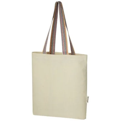 Sac shopping Rainbow de 5 l en coton recyclé 180 g/m²