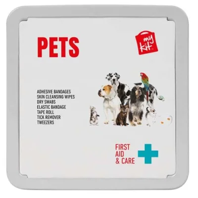 Kit de premiers secours en métal pour animaux de compagnie MyKit