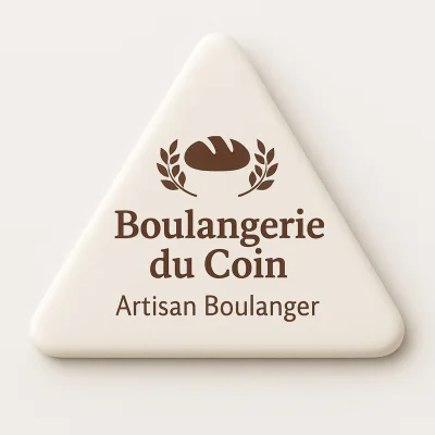 Magnet rigide triangulaire 6,3 x 5,8 cm