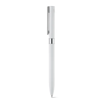 Clare – Stylo à bille en aluminium recyclé (100 % rAL) avec clip et mécanisme twist
