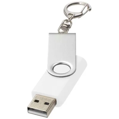 Clé USB rotative avec porte-clés
