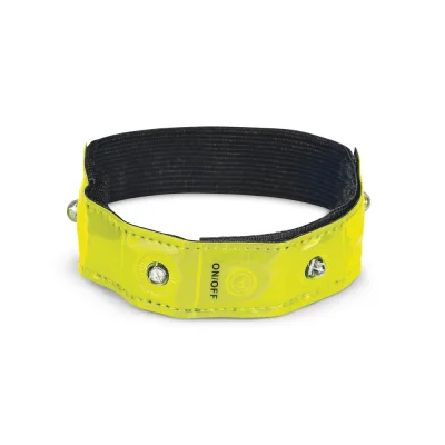 Visible – Brassard réfléchissant avec 4 LED rouges