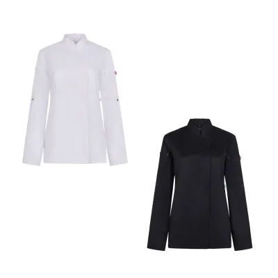 VL Thoth – Veste de cuisine pour femme (190 g/m²) en coton (35 %) et polyester recyclé (65 %)