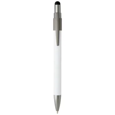 Stylo bille recyclé RCS avec stylet et toupie antistress (encre bleue) Rill