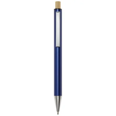 Stylo bille en aluminium recyclé Cyrus (encre bleue)