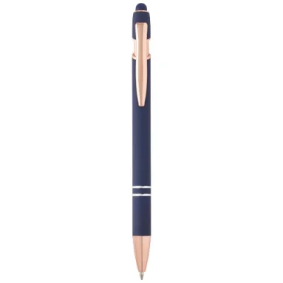 Stylo bille Nanna avec finition or rose (encre bleue)