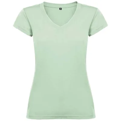 T-shirt de 155 g/m² Victoria à col en V et manches courtes pour femme