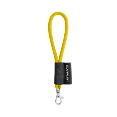 SET Lanyard TUBE Short (Ø 7 mm) avec mousqueton à doigt de 9 mm