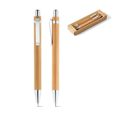 Greeny – Kit stylo bille et porte-mine en bambou