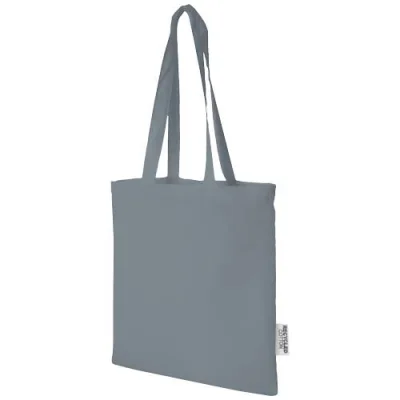 Sac shopping Madras en coton certifié GRS de 140 g/m2 de 7 L
