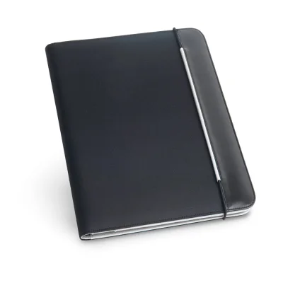 Fitzgerald – Porte-documents A4 en PU et microfibre avec bloc de pages lignées