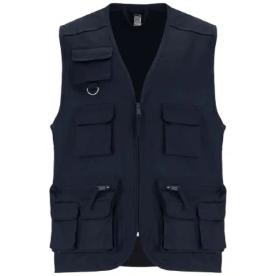Gilet de travail multi-poches à col en V Venera de 200 g/m2