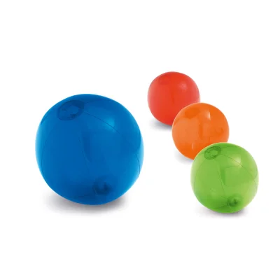 Peconic – Ballon de plage gonflable en PVC translucide