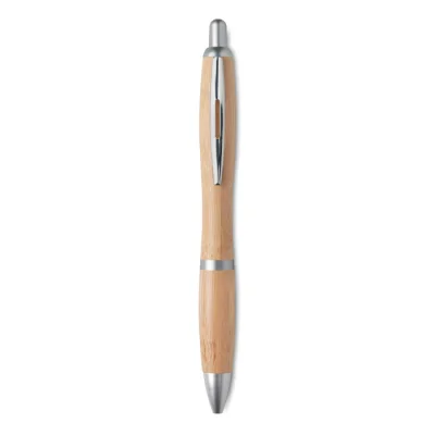 Rio Bamboo – Stylo bille en ABS et bambou