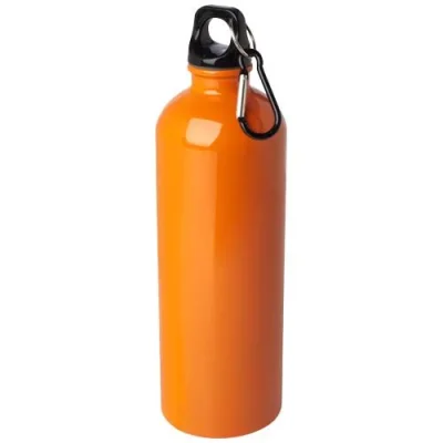 Bouteille d'eau Oregon de 750 ml simple paroi en acier recyclé certifié RCS avec mousqueton