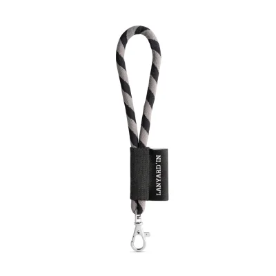 SET Lanyard TUBE Short (Ø 7 mm) avec mousqueton à doigt de 9 mm
