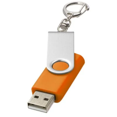 Clé USB rotative avec porte-clés