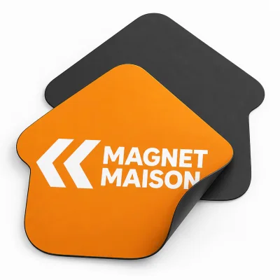 Magnet personnalisé en forme de maison – maison 10 × 6,5 cm