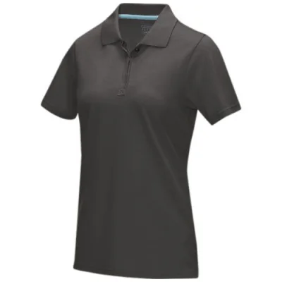 Polo Graphite bio manches courtes femme