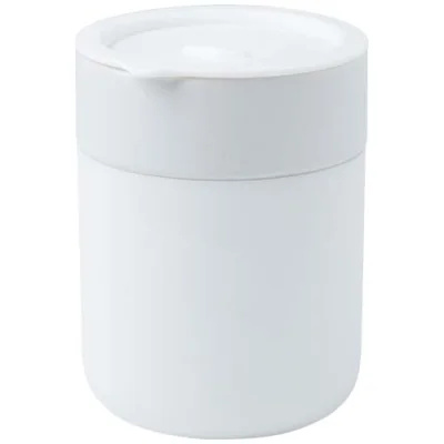 Gobelet en céramique Java de 330 ml avec revêtement en silicone et couvercle en plastique