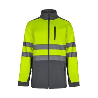 VL Hestia – Veste soft shell bicolore (280g/m²), en polyester (96%) et élasthanne (4%)
