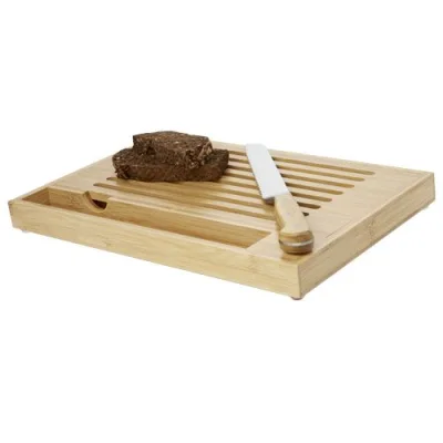 Planche à découper en bambou Pao avec couteau