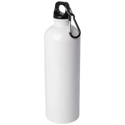 Bouteille d'eau Oregon de 750 ml simple paroi en acier recyclé certifié RCS avec mousqueton