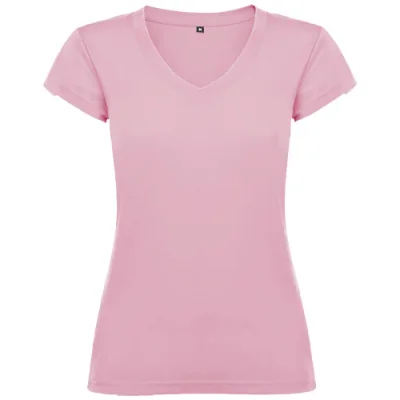 T-shirt de 155 g/m² Victoria à col en V et manches courtes pour femme