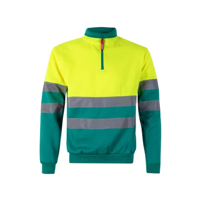 VL Thor Large – Sweatshirt bicolore (300g/m²) en polyester éponge (100%)