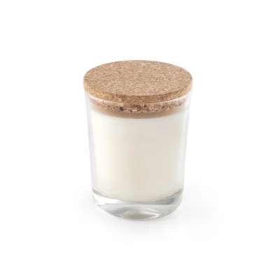 Zen 180 – Bougie aromatique dans une coupelle en verre avec un couvercle en liège 180 g