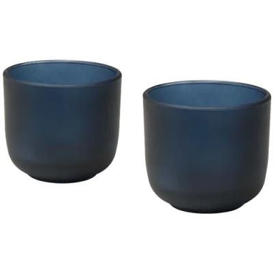 Gobelets en verre Male de 200 ml - lot de 2 en finition mate
