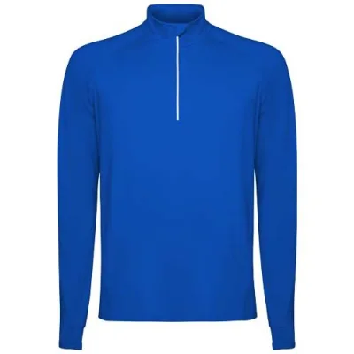 Sweatshirt de 200 g/m² Estambul à manches longues et col demi-zip pour homme