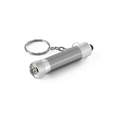 Lergan – Porte-clés en aluminium avec lampe de poche 3 LED