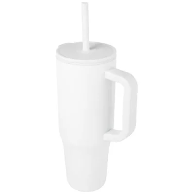 Gobelet isotherme Brady 900 ml certifié RCS avec paille en silicone