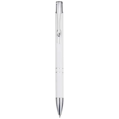Stylo bille en aluminium recyclé Moneta (encre bleue)