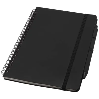 Carnet à couverture rigide d’origine océanique Thalaasa A5 avec stylo bille (encre noire)