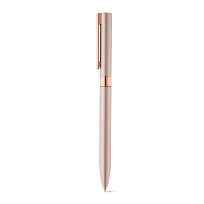 Clare – Stylo à bille en aluminium recyclé (100 % rAL) avec clip et mécanisme twist