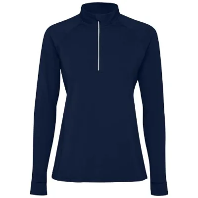 Sweatshirt de 200 g/m² Estambul à manches longues et demi-zip pour femme