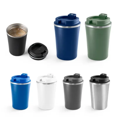 Phelps – Tasse de voyage 470mL en acier inox et PP