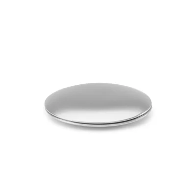 Kayla – Miroir rond double face en aluminium avec fermeture magnétique