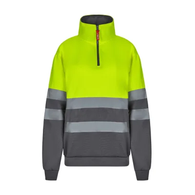 VL Thor – Sweatshirt bicolore (300g/m²) en polyester éponge (100%)